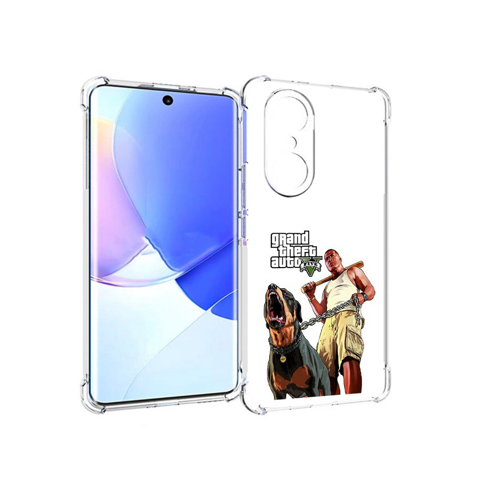 

Чехол MyPads Tocco для Honor 60 Pro GTA грозная собака, Прозрачный, Tocco
