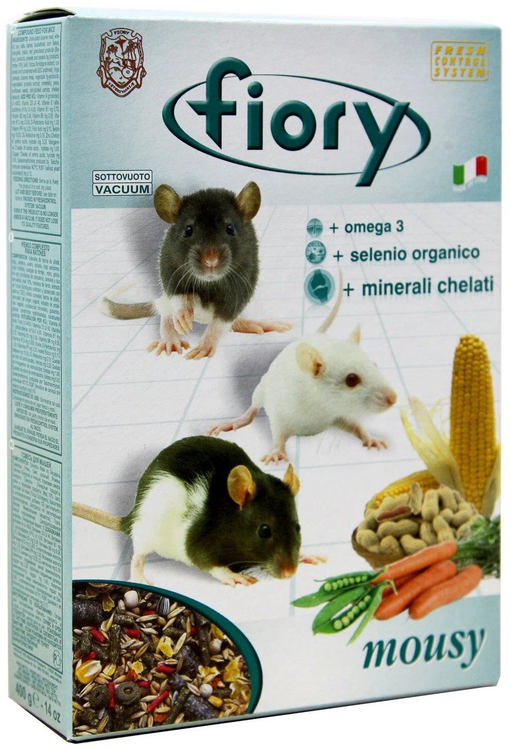 Сухой корм для мышей FIORY Mousy, 400 г