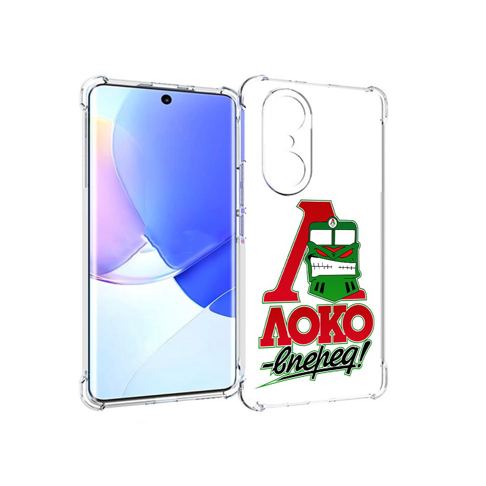 

Чехол MyPads Tocco для Honor 60 Pro ФК локо вперед, Прозрачный, Tocco