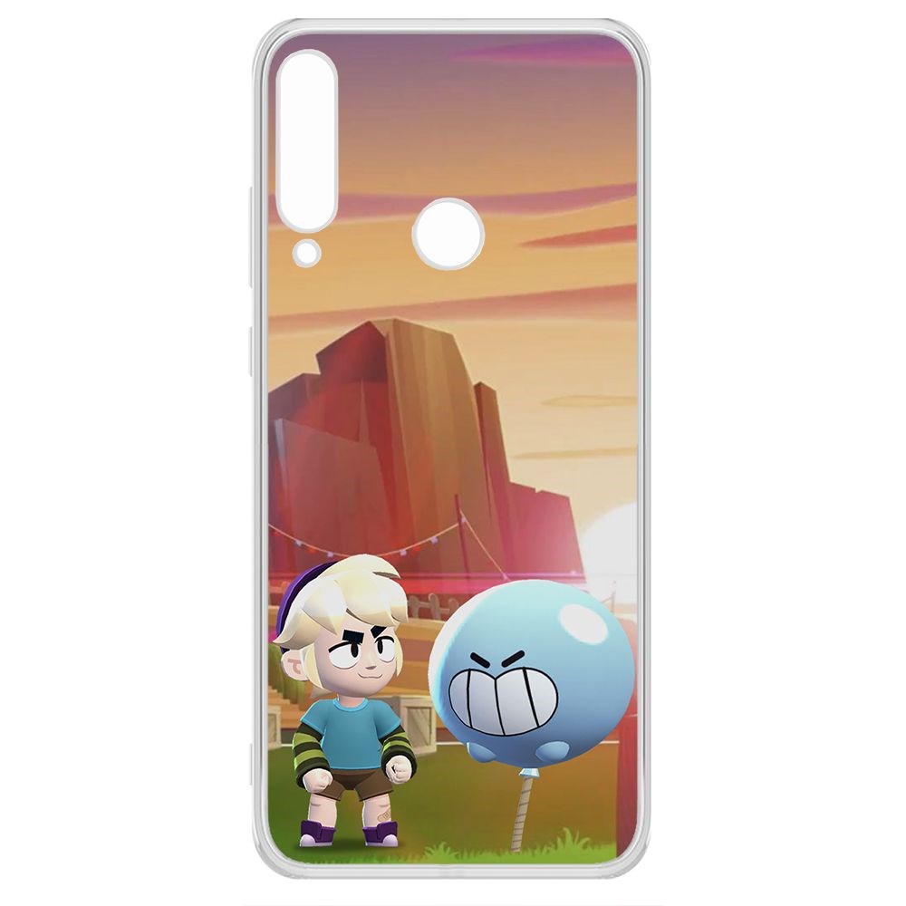 

Чехол-накладка Brawl Stars-Гас для Huawei Y6P, Прозрачный