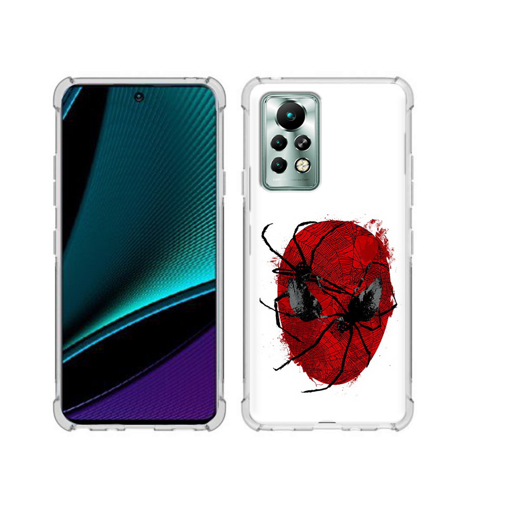 

Чехол MyPads Tocco для Infinix Note 11 Pro человек паук, Прозрачный, Tocco