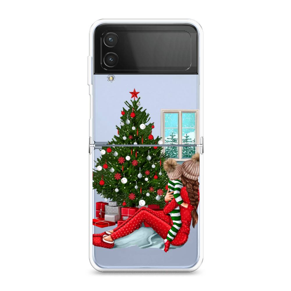 

Чехол на Samsung Galaxy Z Flip 4 "Новый год с мамой", Красный;зеленый;голубой, 2106650-6
