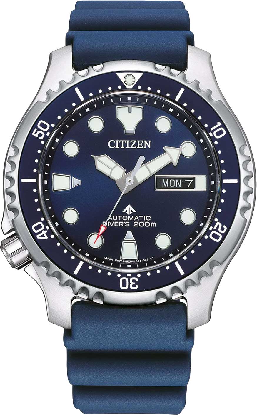 фото Наручные часы мужские citizen ny0141-10l синие