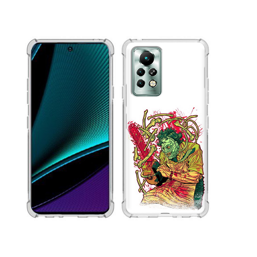 

Чехол MyPads Tocco для Infinix Note 11 Pro яркий мясник, Прозрачный, Tocco