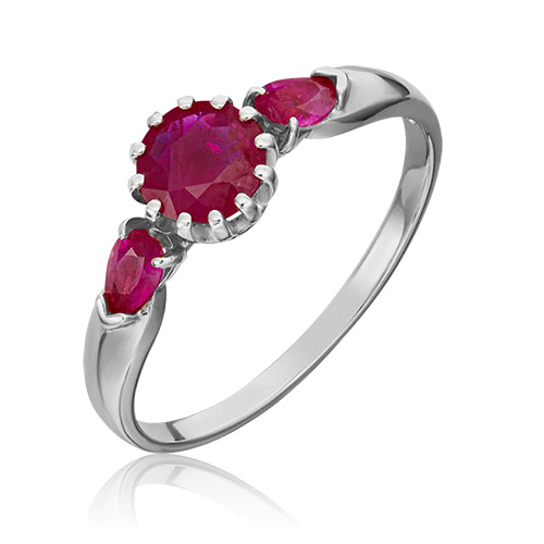 

Кольцо из золота р.  PLATINA jewelry 01-1146-00-104-1120-30, рубин, 01-1146-00-104-1120-30