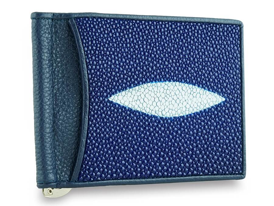 

Зажим для денег мужской Exotic Leather Ks-474 синий, ks-474