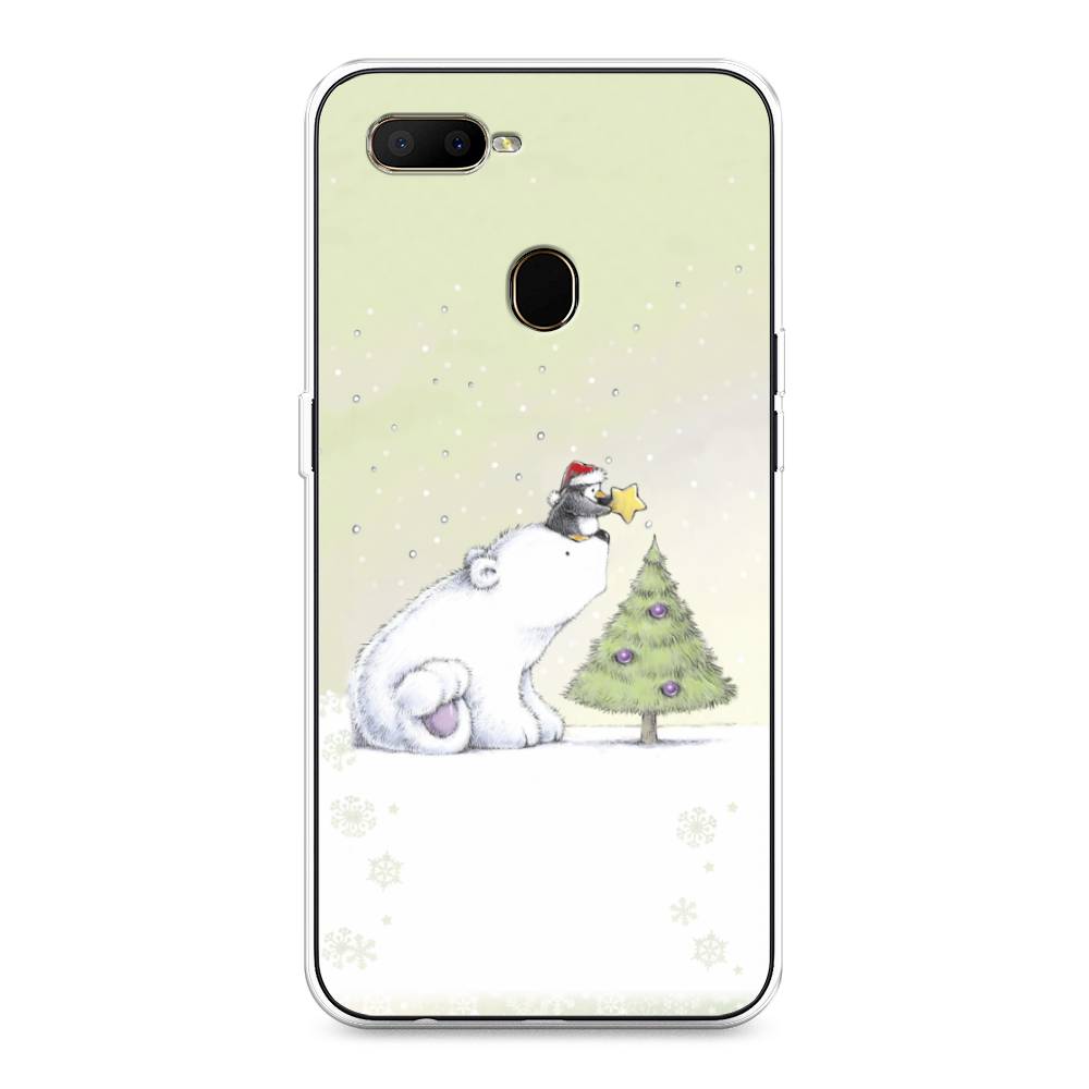 

Чехол для Oppo A5s "Украшение елки", Белый;бежевый, 252350-5