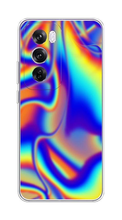 

Чехол на Oppo Reno 12 Pro "Яркая голограмма", Разноцветный, 2517150-1