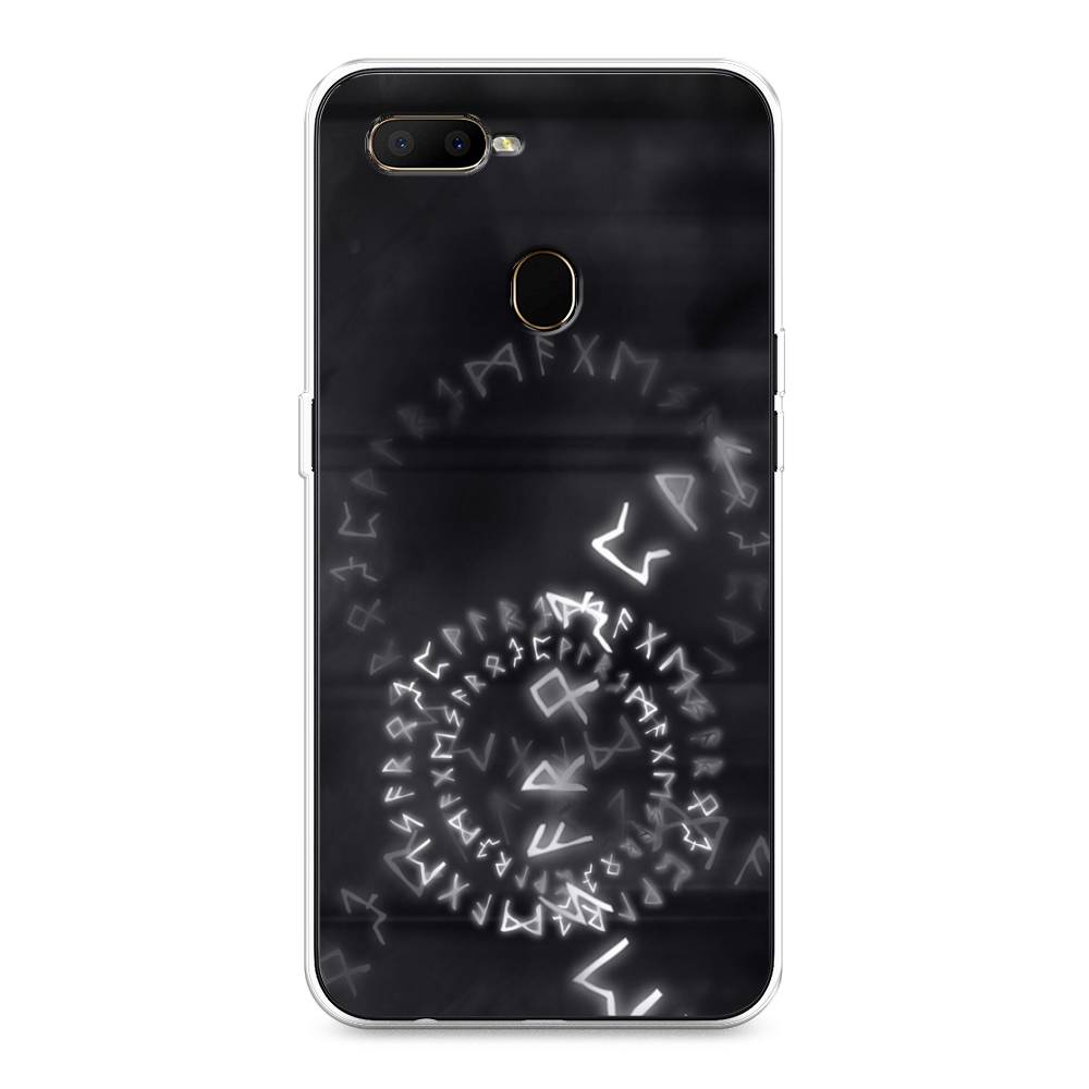 

Чехол для Oppo A5s "Руны", Серый;черный, 252350-3
