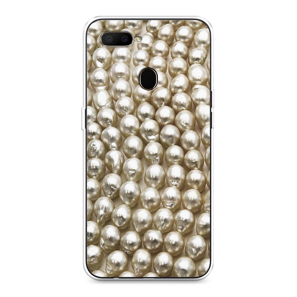 

Чехол для Oppo A5s "Жемчуг", Бежевый, 252350-3