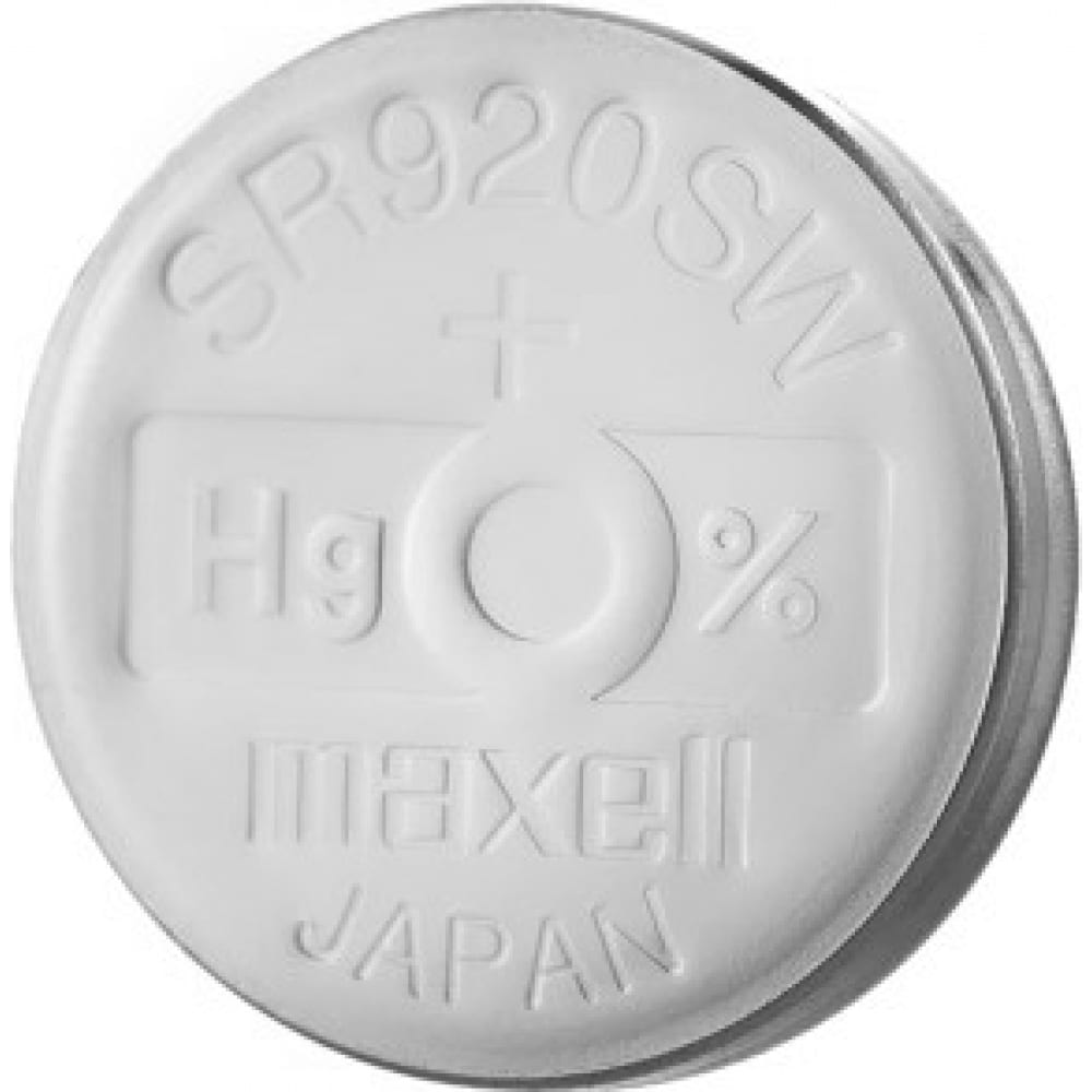 

MAXELL Серебряно-цинковая батарейка SR- 920SW 371 1PC 0% Hg 18290100