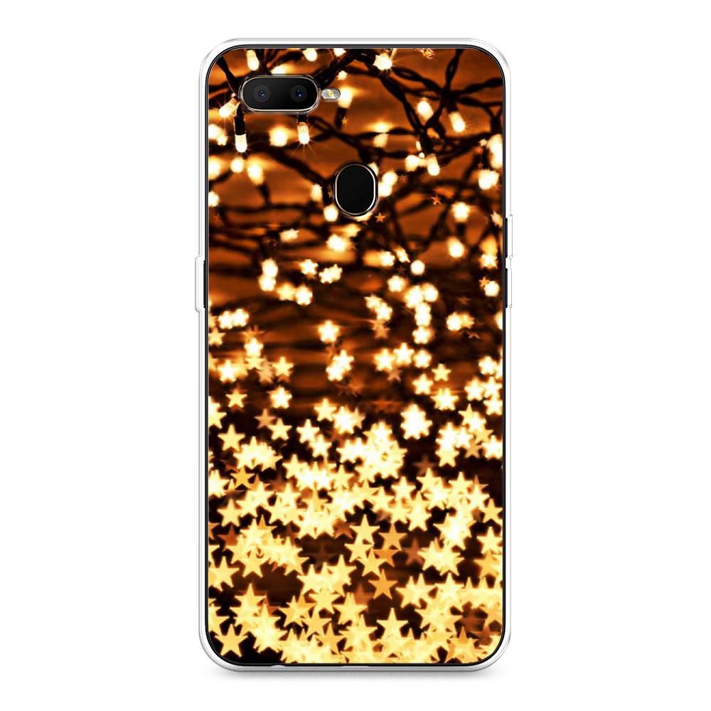 

Чехол для Oppo A5s "Новогодняя гирлянда", Золотистый, 252350-5