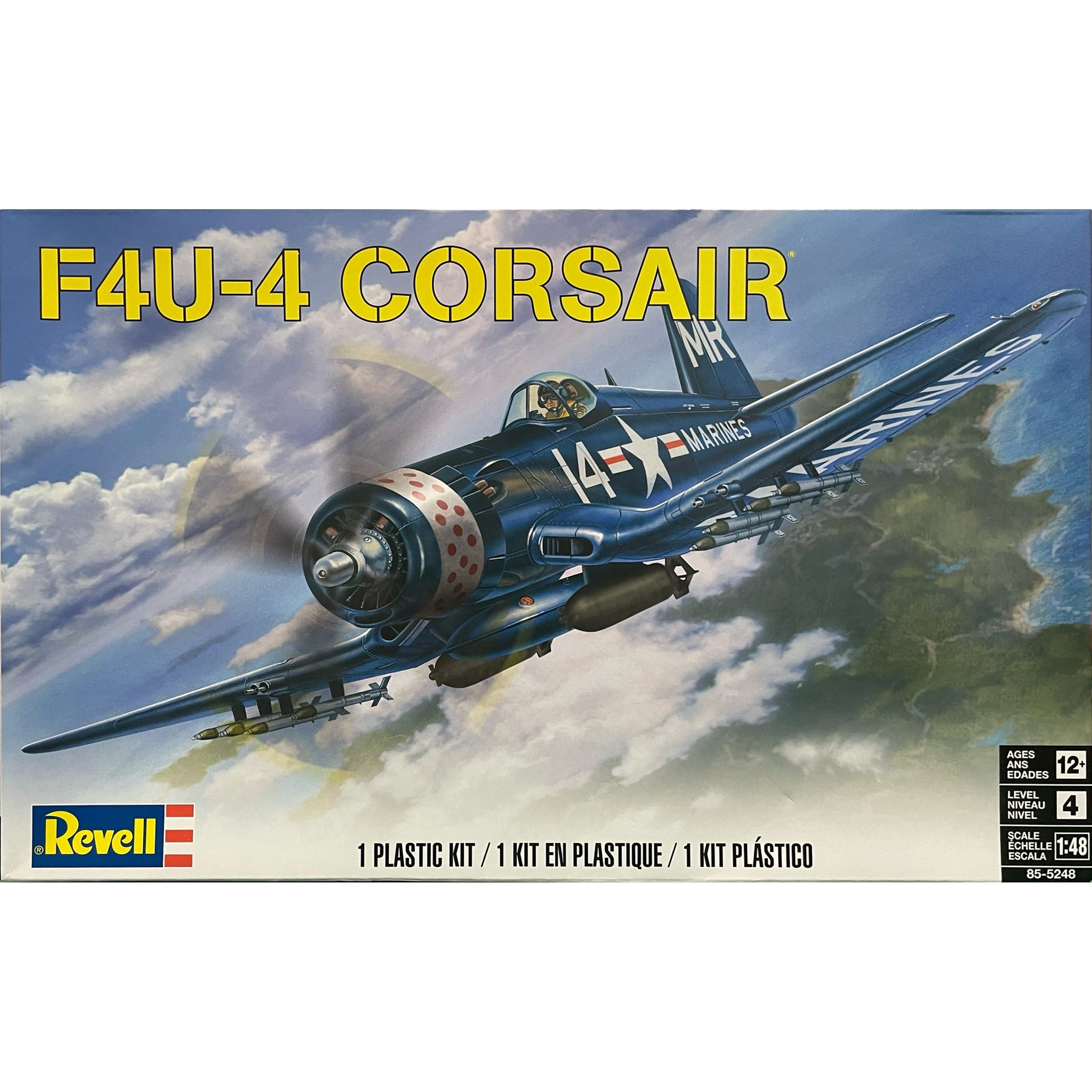 фото Сборная модель revell 1/48 истребитель corsair f4u-4 15248