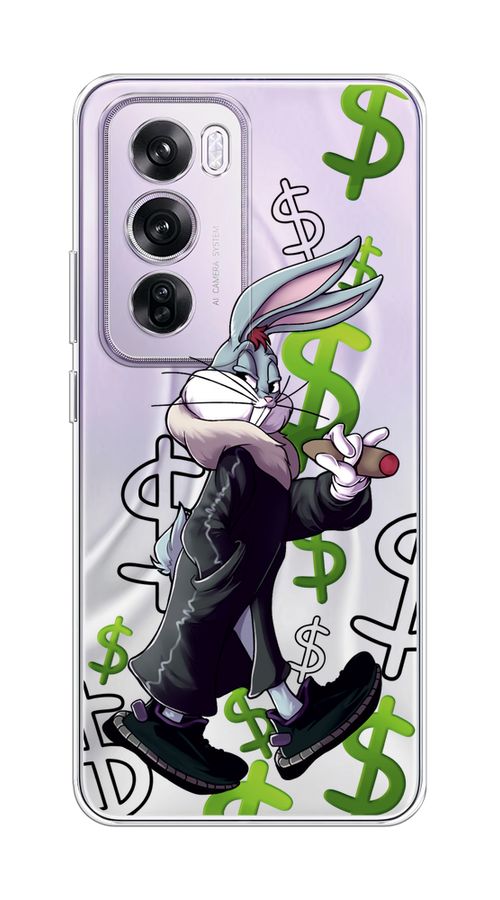 

Чехол на Oppo Reno 12 Pro "Rich Bugs Bunny", Зеленый;черный;голубой, 2517150-1