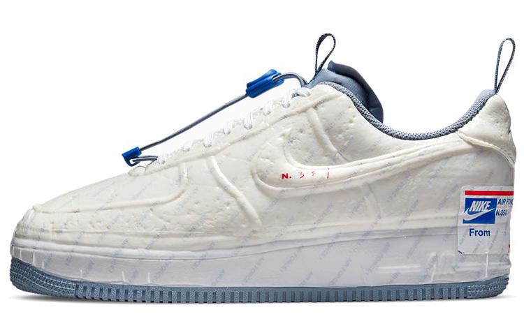 

Кеды унисекс Nike Air Force 1 Low Experimental postal ghost белые 41 EU, Белый, Air Force 1 Low Experimental postal ghost