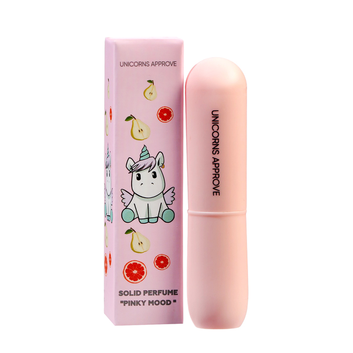 

Твердые духи Unicorns Approve Pinky mood женские, фруктовые, 3 г