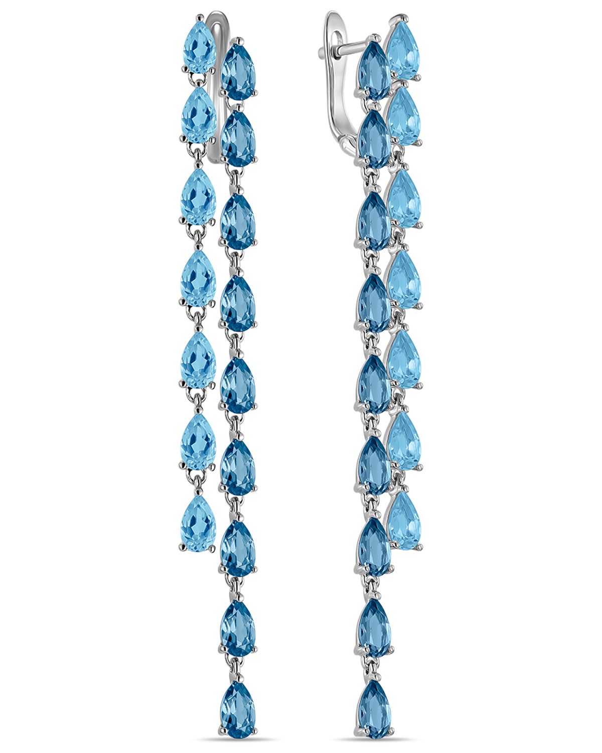 

Серьги подвески из золота MIUZ Diamonds (Московский ювелирный завод) E01-59823-MIX, топаз, E01-59823-MIX