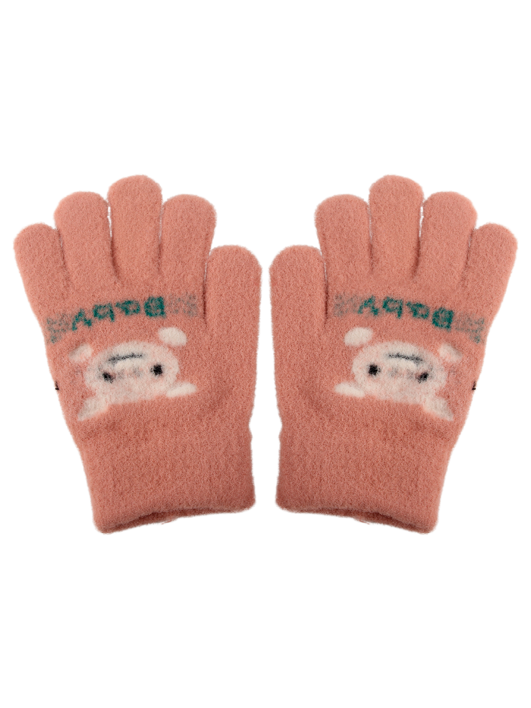 

Перчатки детские Little Mania ZW-ANG63, розовый, кремовый, 14, ZW-ANG63