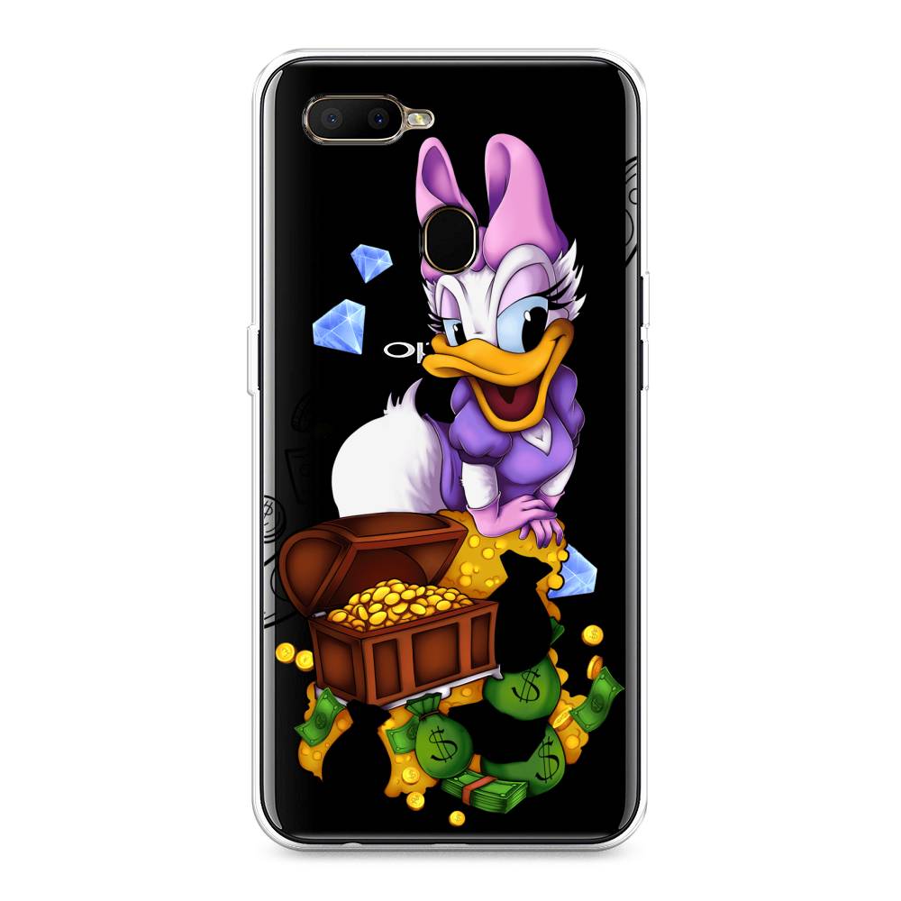 

Чехол на Oppo A5s "Rich Daisy Duck", Коричневый;белый;фиолетовый, 252350-6