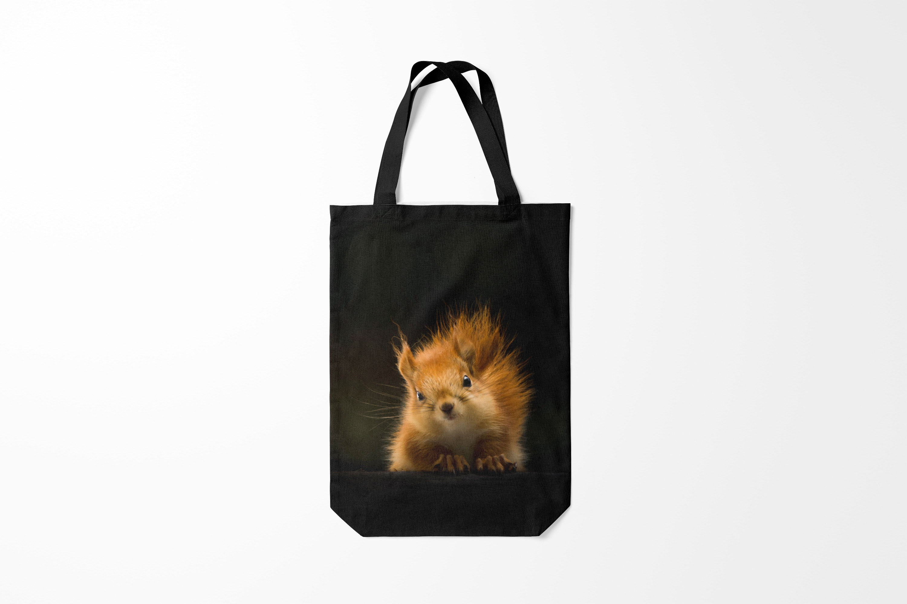 

Сумка шoппер унисекс Burnettie Животные Белочка, черный, Животные Белочка