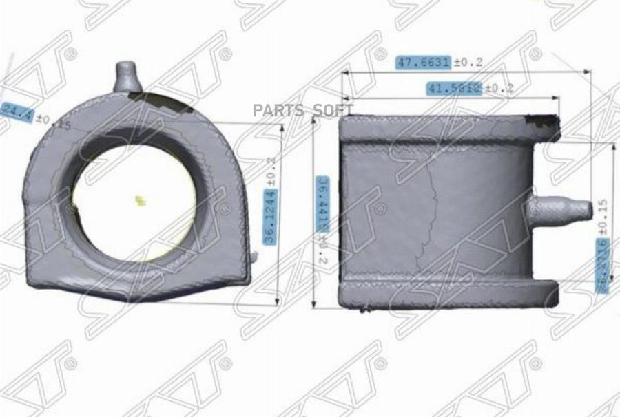 

Втулка переднего стабилизатора MITSUBISHI LANCER 00-06 D=24.5 1шт