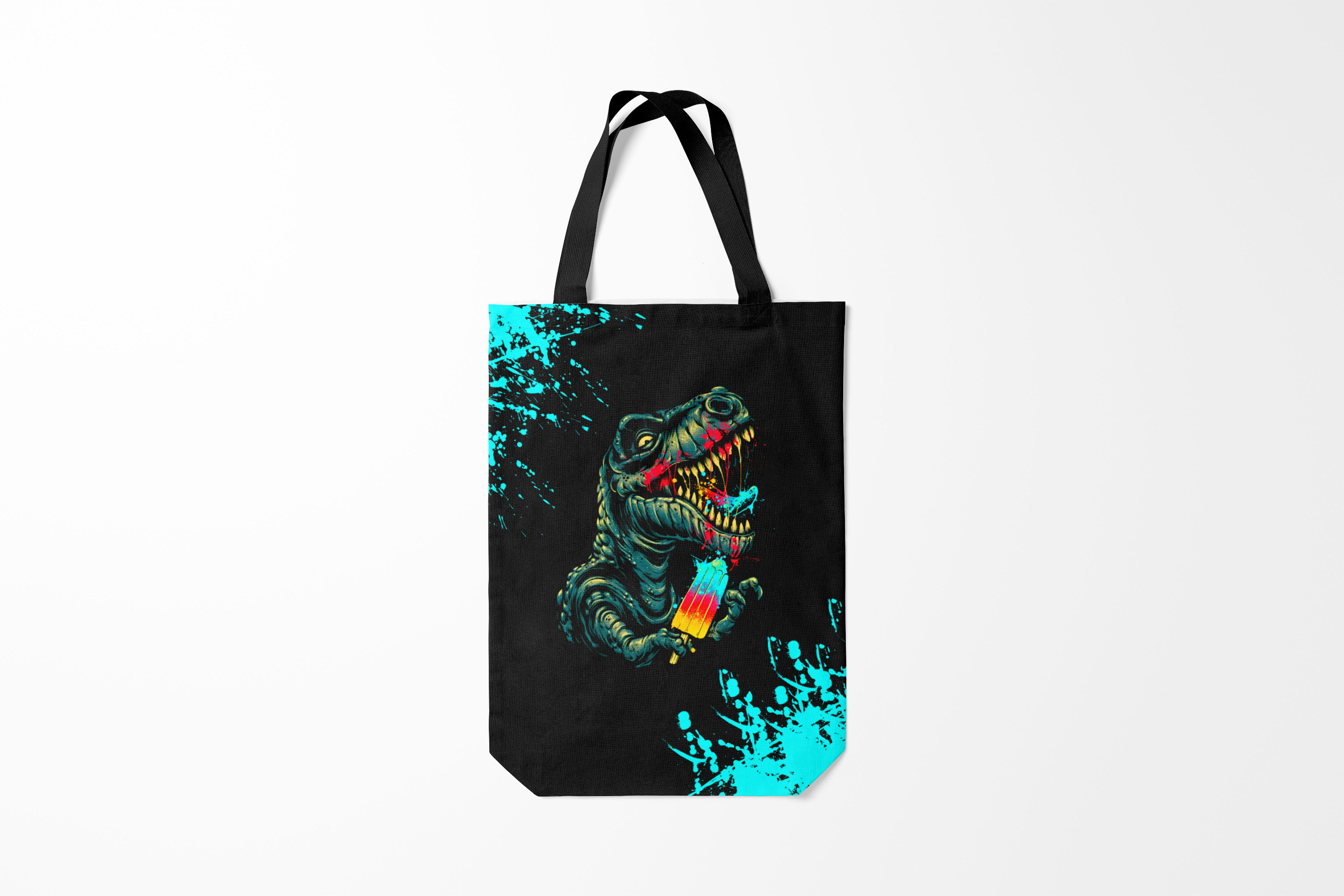 

Сумка шoппер унисекс Burnettie Животные Godzilla, черный, Животные Godzilla