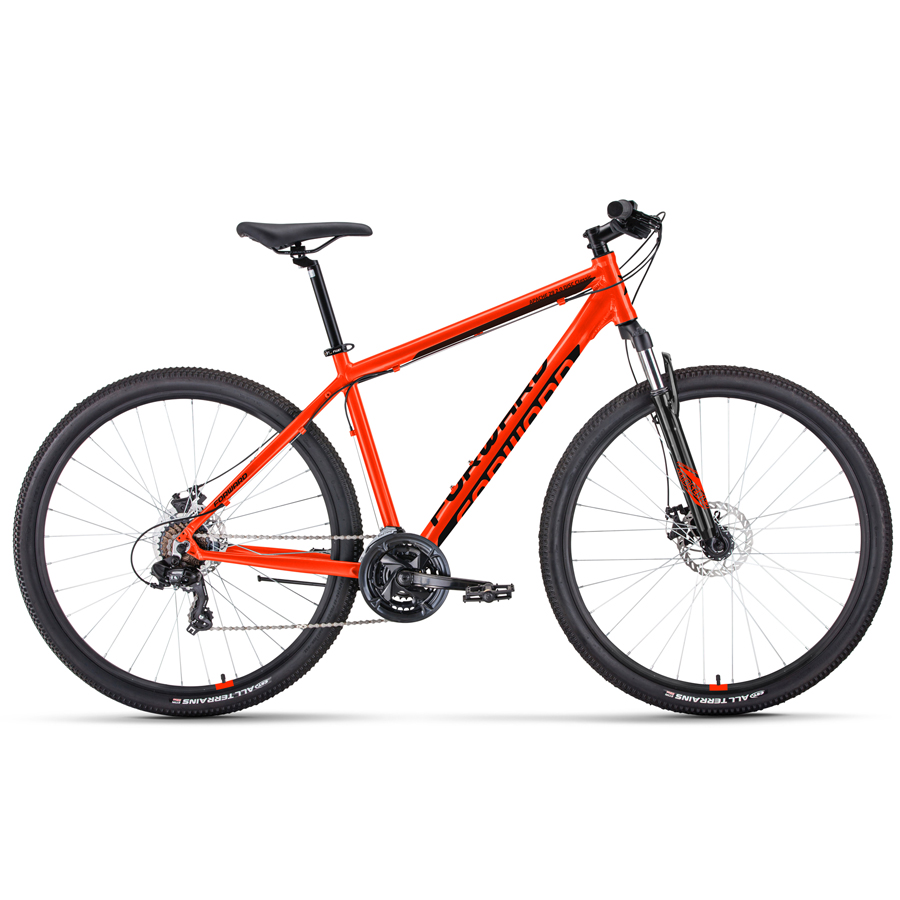 

Велосипед горный Forward Apache 29 2.0 D AL Classic рама 17" красно-черный