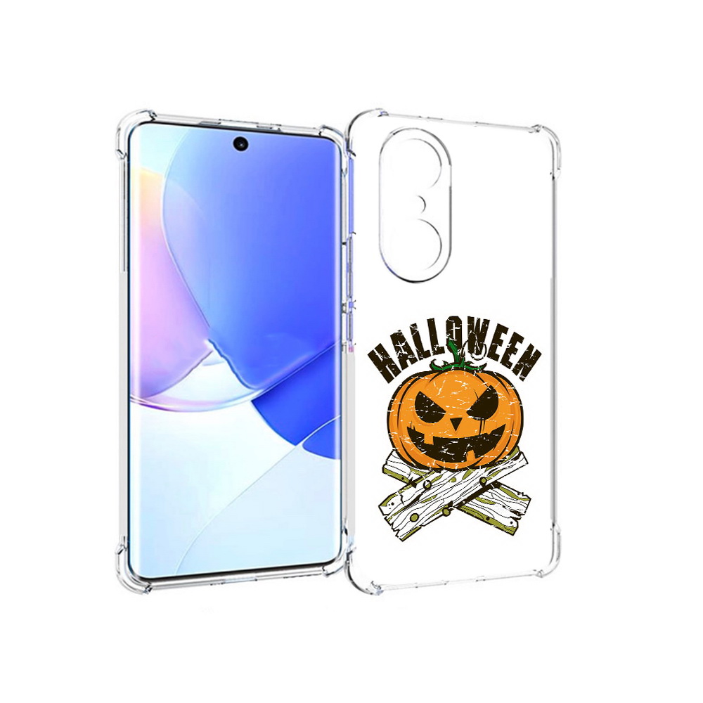 

Чехол MyPads Tocco для Honor 60 Pro Хэллоуин доски тыква, Прозрачный, Tocco