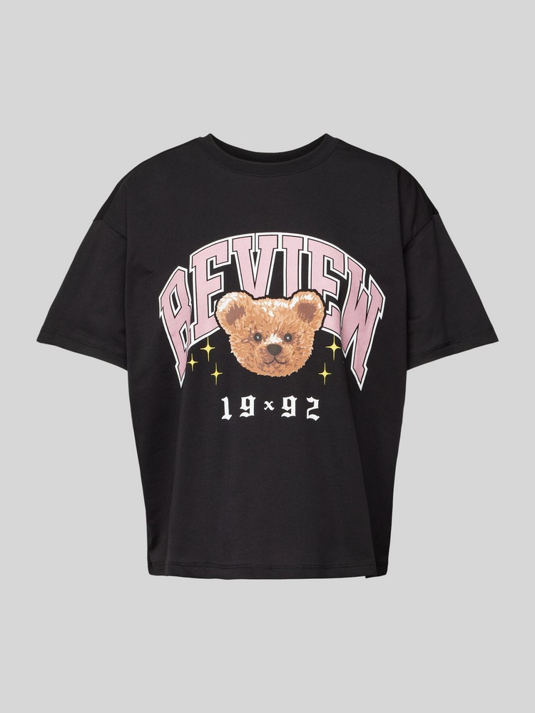 

Футболка женская Review 769708576 черная XS, Черный, 769708576
