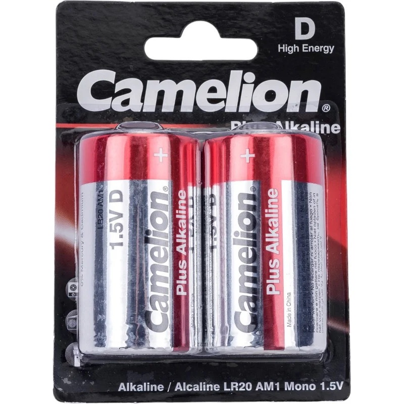 

Camelion Plus Alkaline Lr20-Bp2 Батарейка Алкалиновая Тип D 1,5В 2Шт, Lr20Bp2 Chameleon Lr