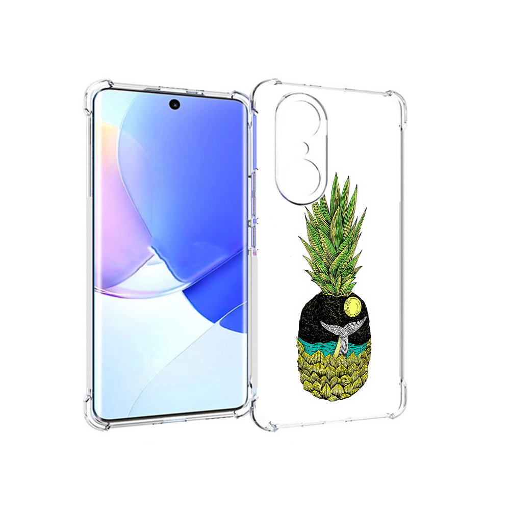 

Чехол MyPads Tocco для Honor 60 Pro ананас с китом, Прозрачный, Tocco