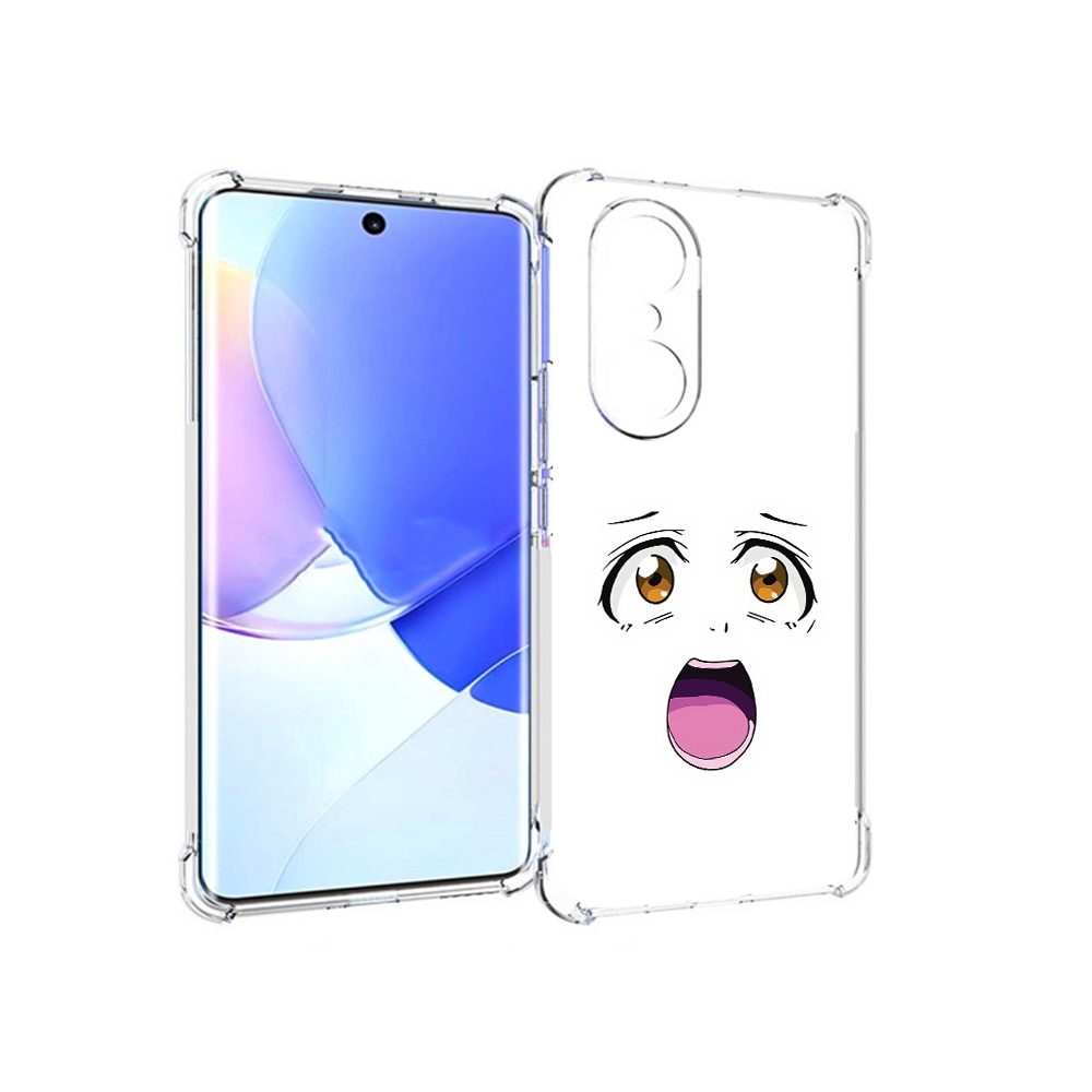 

Чехол MyPads Tocco для Honor 60 Pro аниме лицо, Прозрачный, Tocco