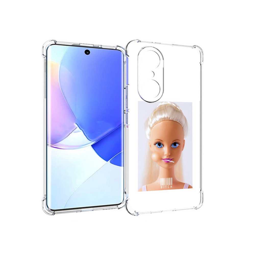 

Чехол MyPads Tocco для Honor 60 Pro барби, Прозрачный, Tocco