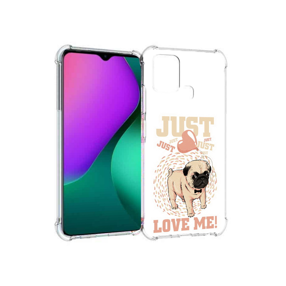 

Чехол MyPads Tocco для Infinix Hot 10 Play Люби меня, Прозрачный, Tocco