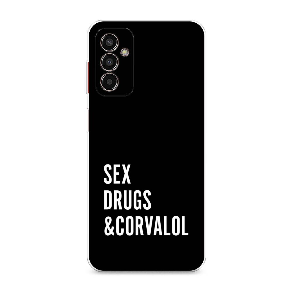 

Чехол на Samsung Galaxy M13 "Corvalol", Черный;серый;белый, 2106850-6