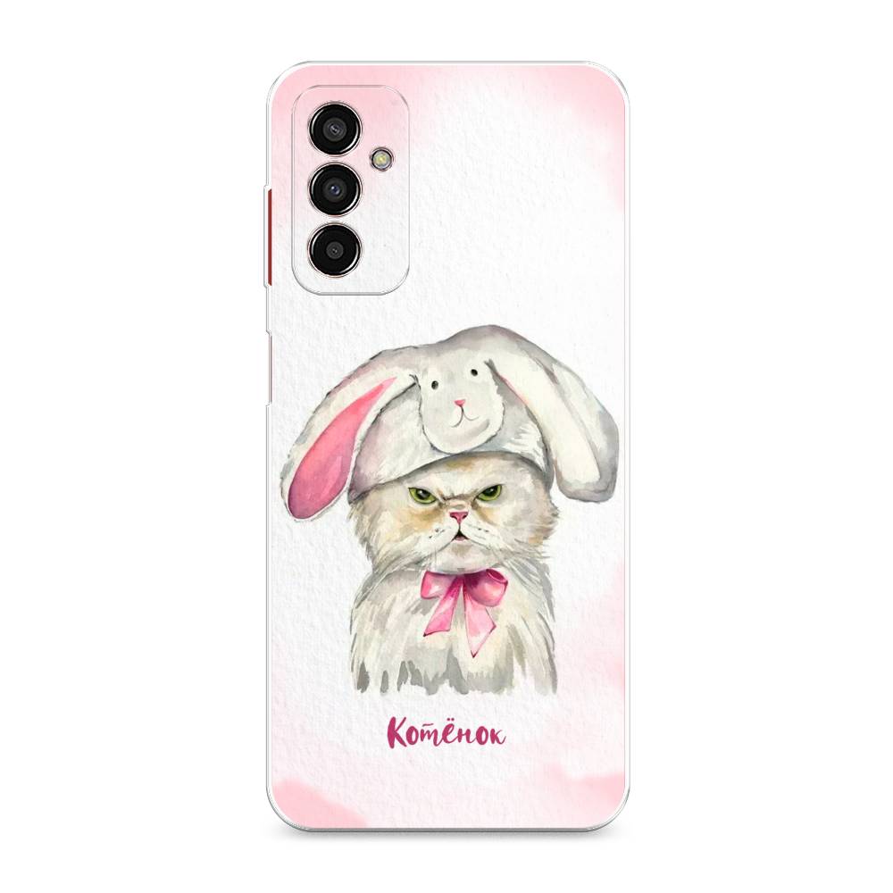 

Чехол на Samsung Galaxy M13 "Мой котёнок", Розовый;серый, 2106850-1