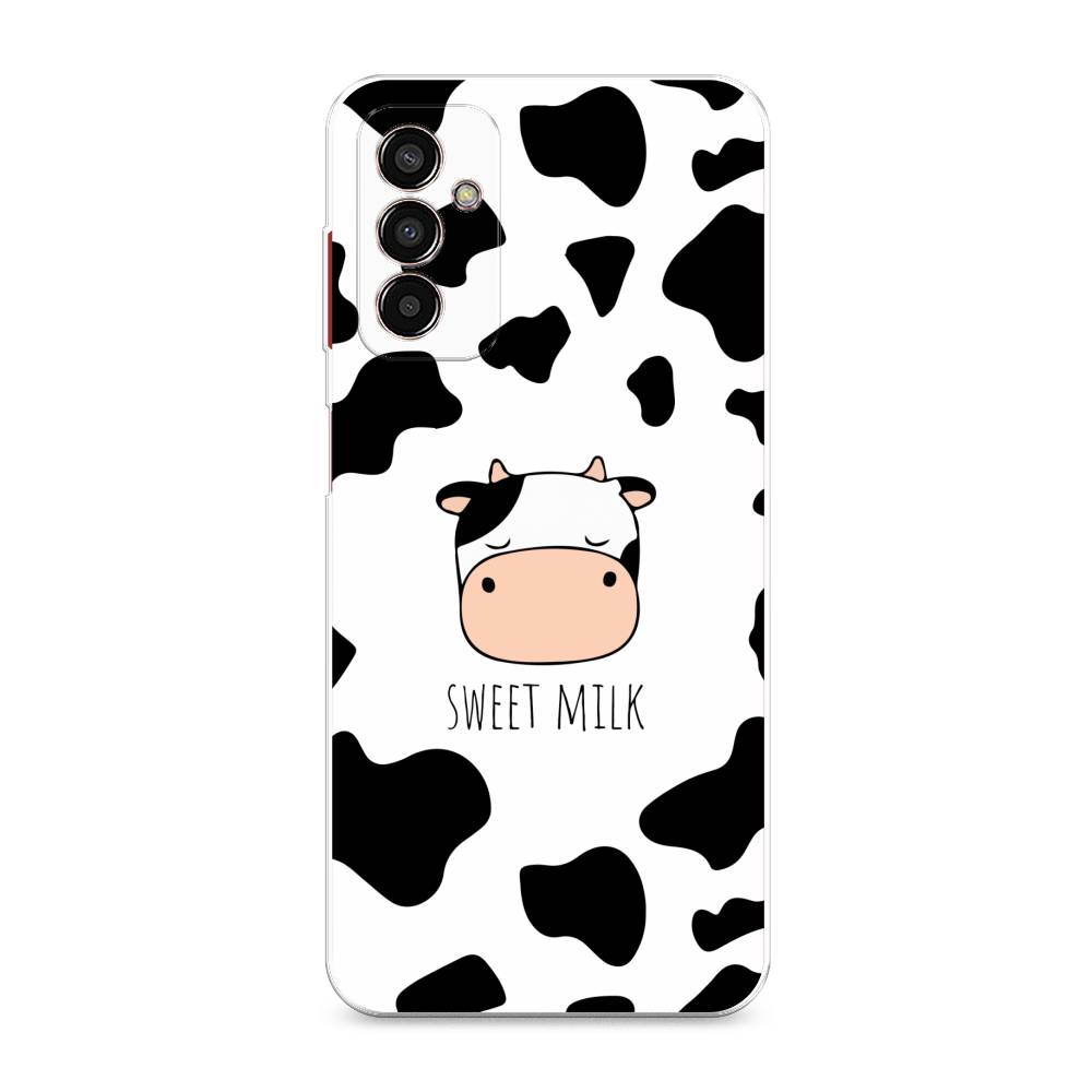 

Чехол на Samsung Galaxy M13 "Sweet milk", Розовый;белый;черный, 2106850-1