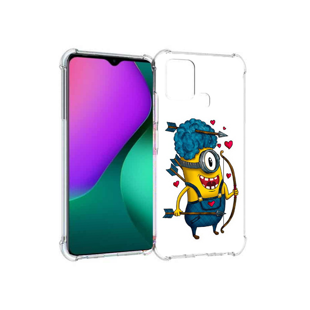 Чехол MyPads Tocco для Infinix Hot 10 Play Миньон купидон