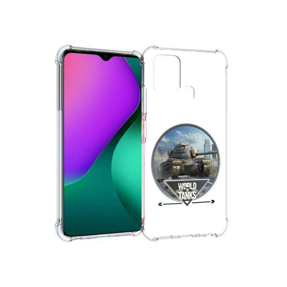 

Чехол MyPads Tocco для Infinix Hot 10 Play Мир танков, Прозрачный, Tocco