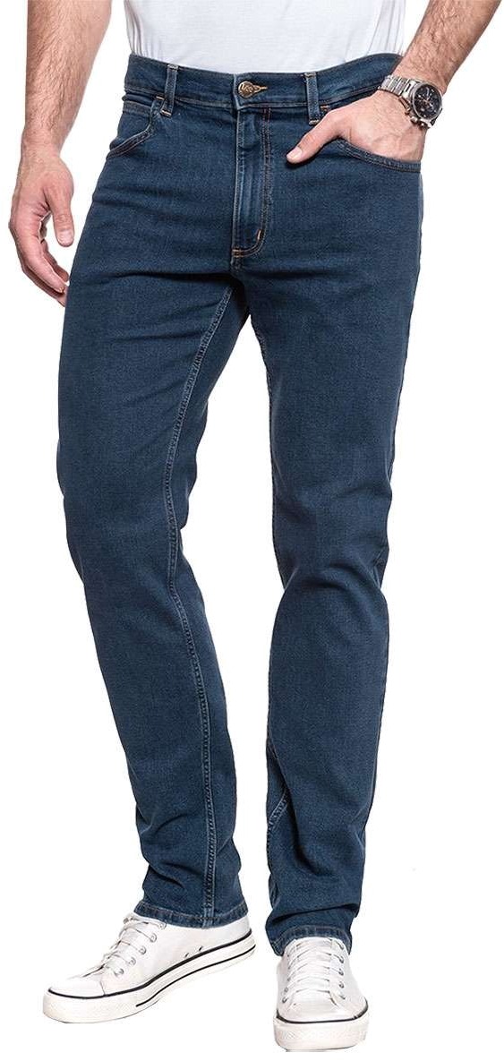 фото Джинсы мужские lee brooklyn dark stonewash jeans синие 58