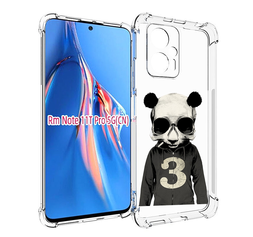 

Чехол MyPads Панда-в-костюме для Xiaomi Redmi Note 11T Pro / 11T Pro Plus / Poco X4 GT ..., Прозрачный, Tocco