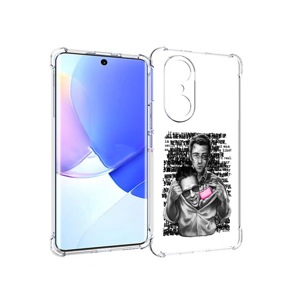 

Чехол MyPads Tocco для Honor 60 Pro бойцовский клуб, Прозрачный, Tocco