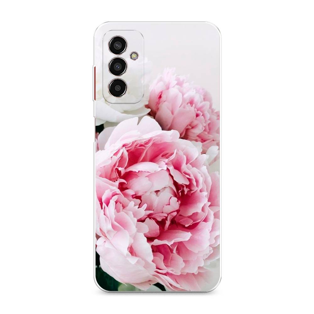 

Чехол на Samsung Galaxy M13 "Розовые и белые пионы", Розовый;белый, 2106850-2
