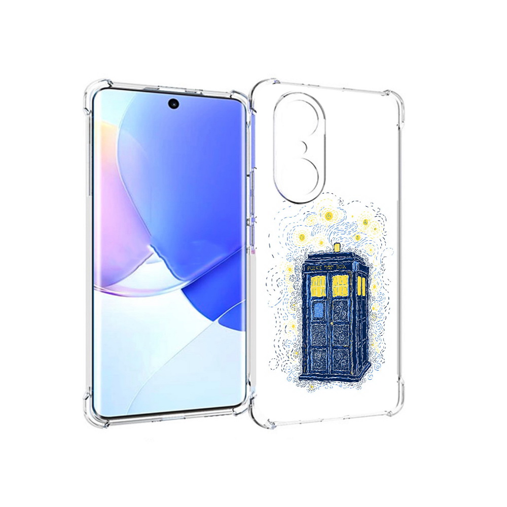 

Чехол MyPads Tocco для Honor 60 Pro будка рисунок, Прозрачный, Tocco