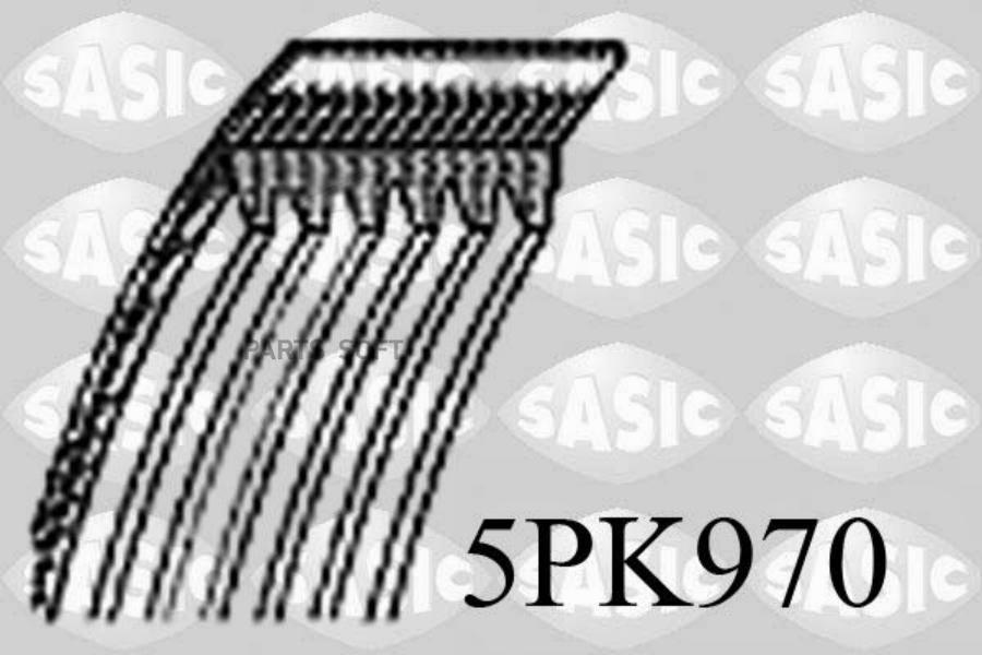 Ремень Ручейковый Sasic 5PK970