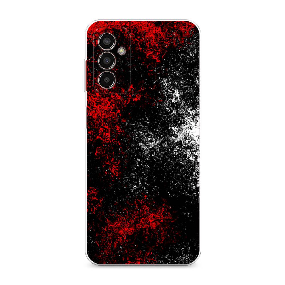 

Чехол на Samsung Galaxy M13 "Монотипия", Красный;черный;белый, 2106850-3