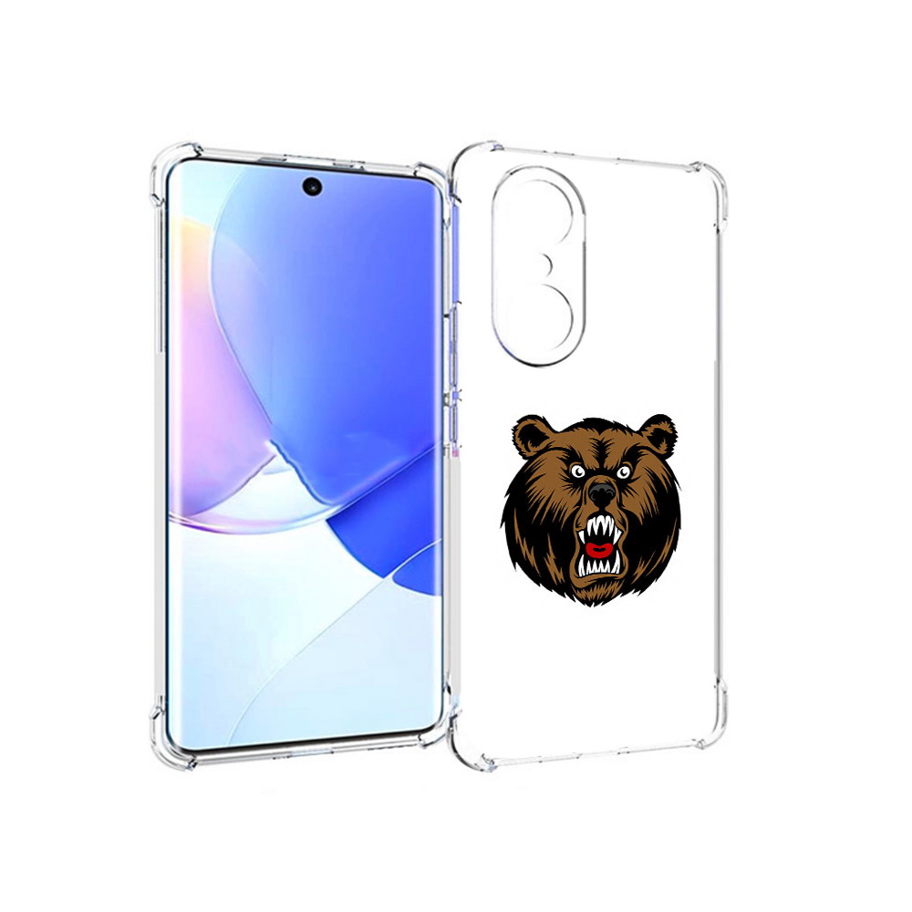 

Чехол MyPads Tocco для Honor 60 Pro бурый, Прозрачный, Tocco