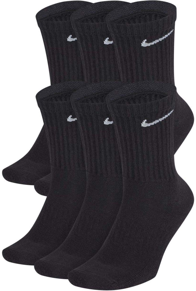 Комплект носков мужских Nike Everyday Cushion Crew Socks черных M