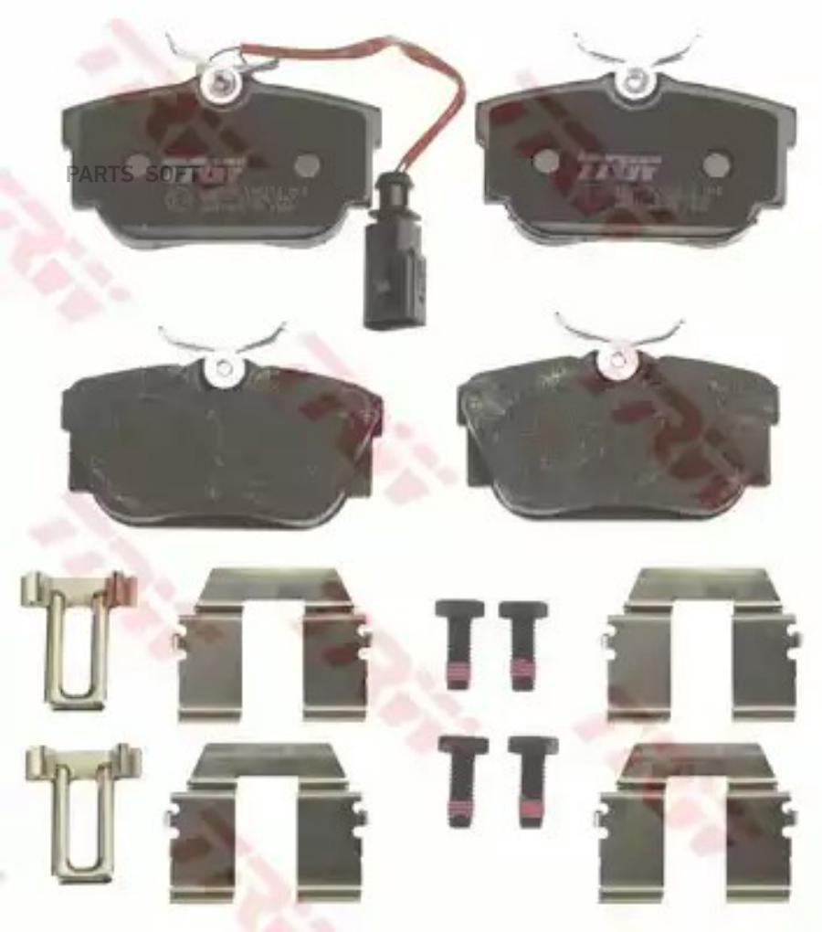 

Тормозные колодки TRW/Lucas задние дисковые для Volkswagen T4 99-03 GDB1369