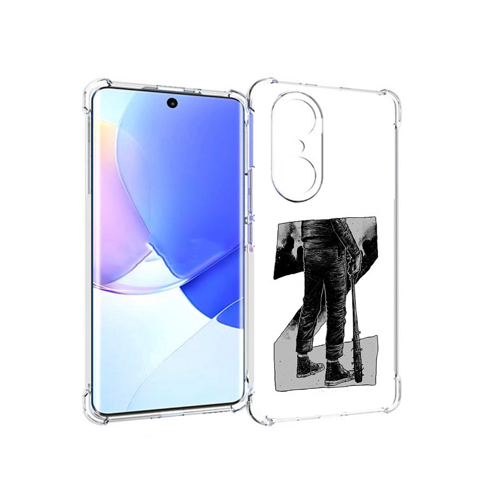 

Чехол MyPads Tocco для Honor 60 Pro воин черно белый, Tocco